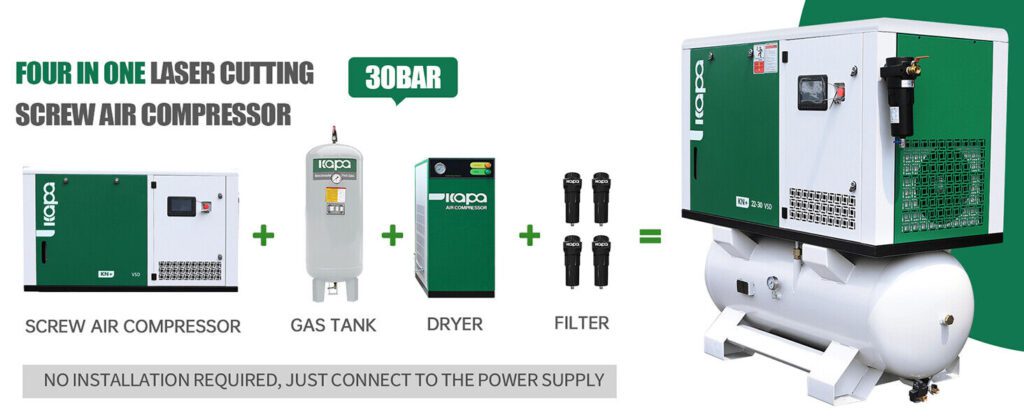 FIVE IN ONE COMPRESSOR Air Compressor for Fiber Laser Cutting Machine