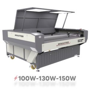 ALL SYSTEM INCLUDED BESCUTTER FABRIC EXPERT 71''X39'' | 100W / 130W / 150W | CO2 LASER CUTTER & ENGRAVER | WITH CAMERA, CONVEYOR BELT AND EDGE AUTO-DETECTING FEEDER