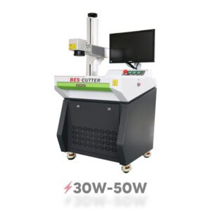 Desktop Style 30-50W Galvo Fiber Laser Marking Machine