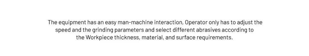 1000TK AUTOMATIC SAND BELT DEBURRING MACHINE- Bescutter