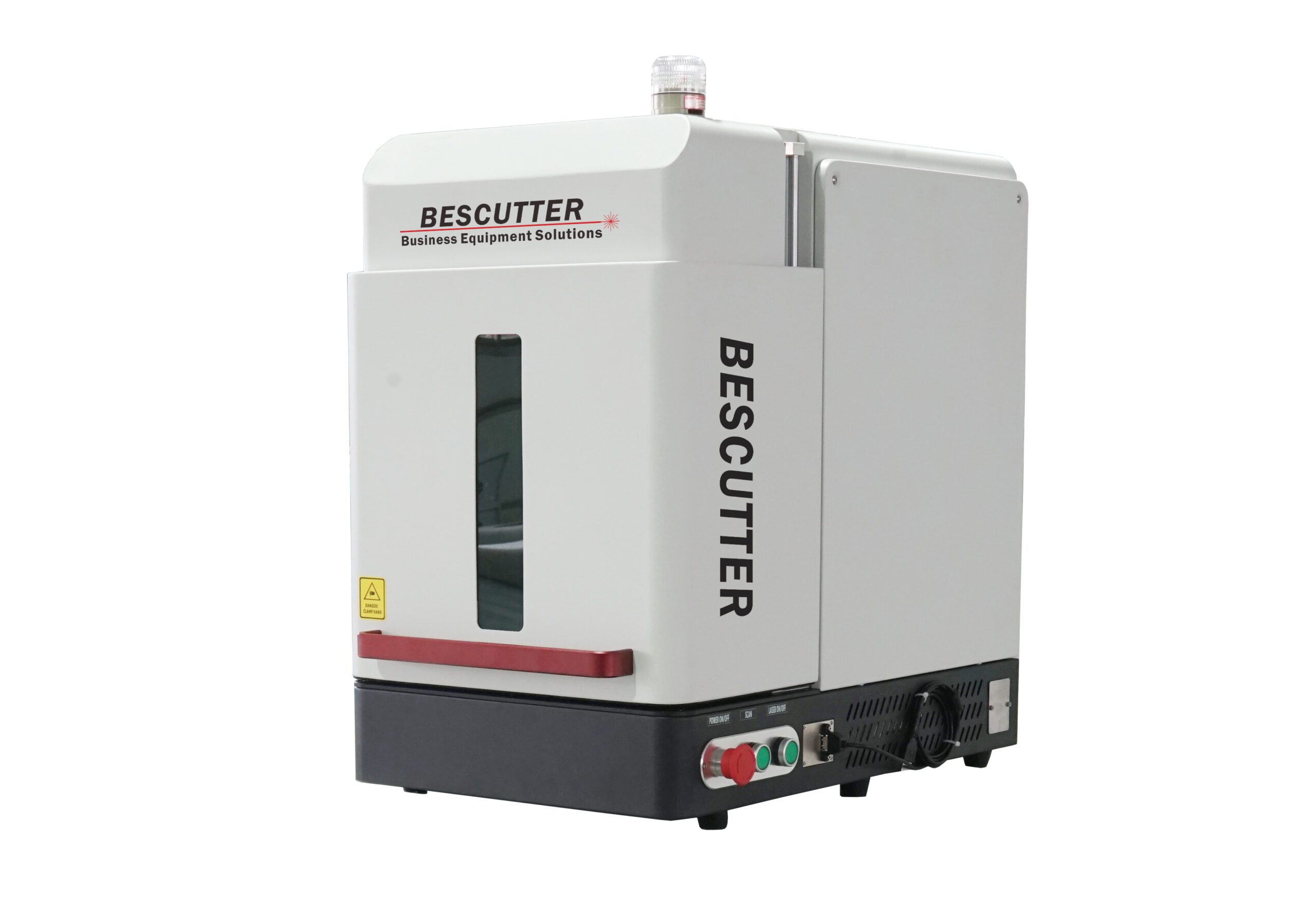BesCutter Mini Enclosed type Galvo 30W Fiber Laser Marking Machine. Stock Available